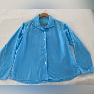 Jill McGowan shirt, size small. Beautiful blue color. Lightly worn.